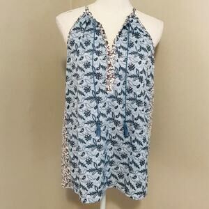 Fleur Bleue Boho Blouse